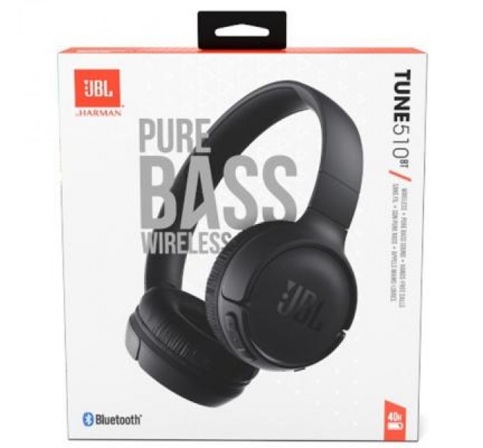 JBL Навушники JBL Tune 510BT Black (JBLT510BTBLKEU)