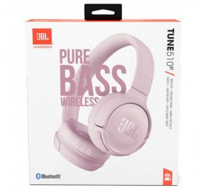 JBL Навушники JBL Tune 510BT Rose (JBLT510BTROSEU)