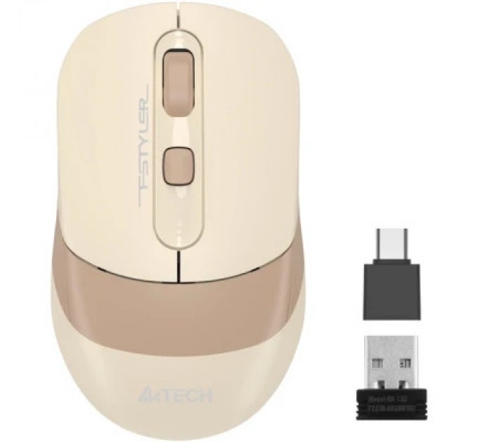 A4Tech Мишка A4Tech FG10CS Air Wireless Cafe Latte (4711421992022)