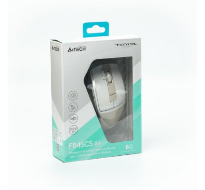 A4Tech Мишка A4Tech FG45CS Air Wireless Cream Beige (4711421993005)