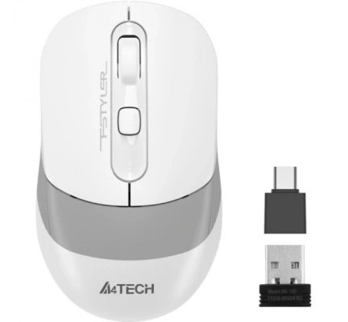 A4Tech Мишка A4Tech FG10CS Air Wireless Grayish White (4711421992091)