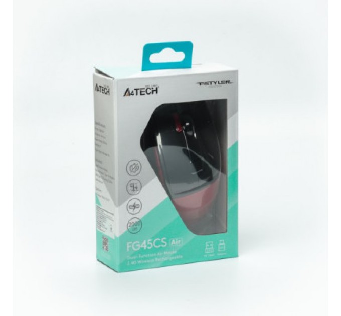 A4Tech Мишка A4Tech FG45CS Air Wireless Sports Red (4711421992862)