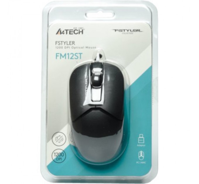 A4Tech Мишка A4Tech FM12ST USB Black (4711421990271)