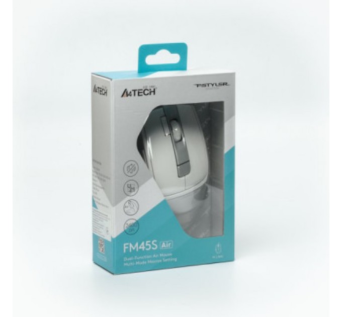 A4Tech Мишка A4Tech FM45S Air USB Silver White (4711421992589)