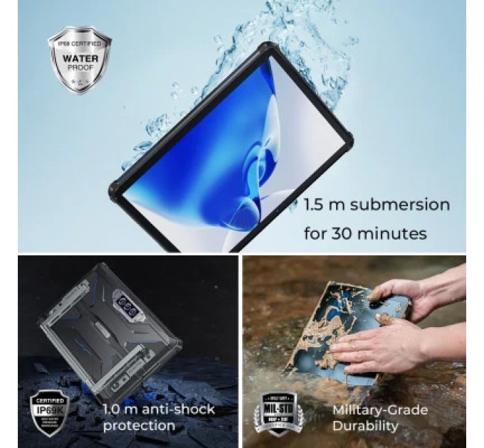 OUKITEL Планшет OUKITEL RT7 4G TITAN 8/256GB LTE Black (6931940736299)