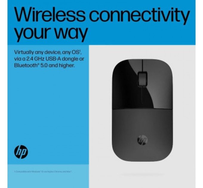 HP Мишка HP Z3700 Dual Wireless/Bluetooth Black (758A8AA)