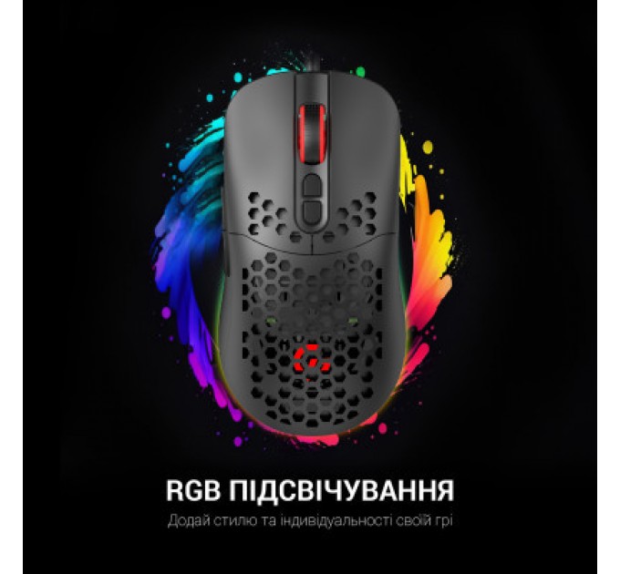 GamePro Мишка GamePro GM395 RGB USB Black (GM395)