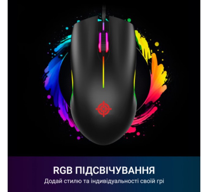 GamePro Мишка GamePro GM117 USB Black (GM117)