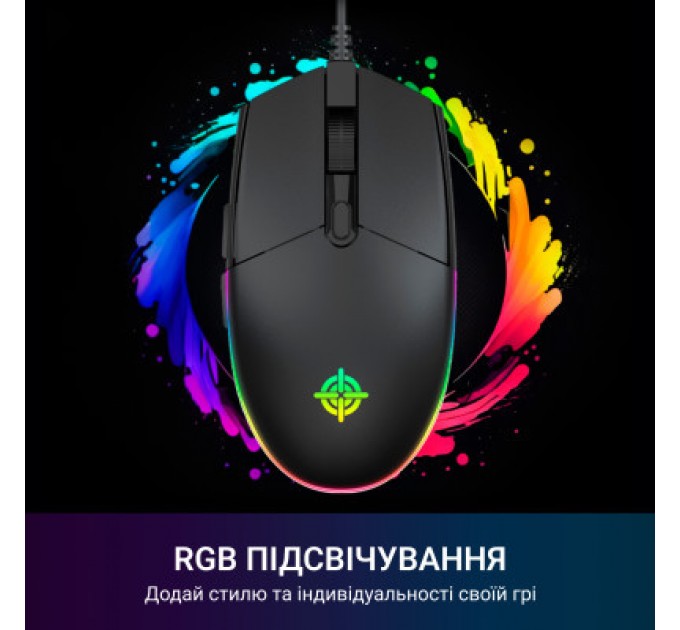 GamePro Мишка GamePro GM220 USB Black (GM220)