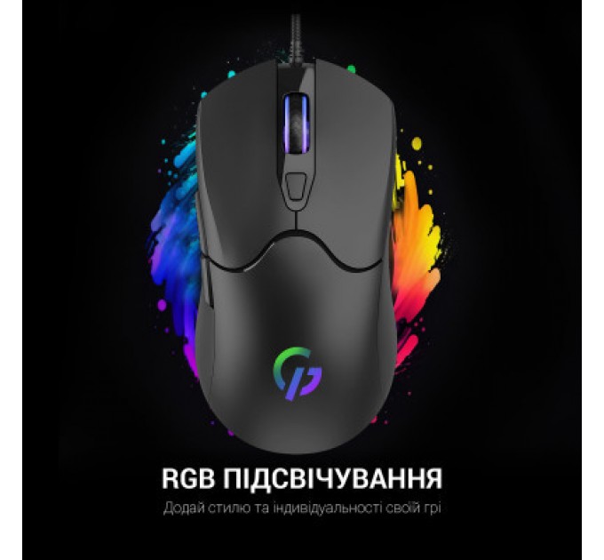 GamePro Мишка GamePro GM355 USB Black (GM355)