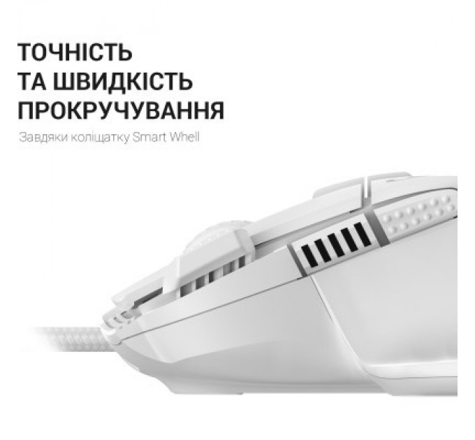 GamePro Мишка GamePro GM500W RGB USB White (GM500W)