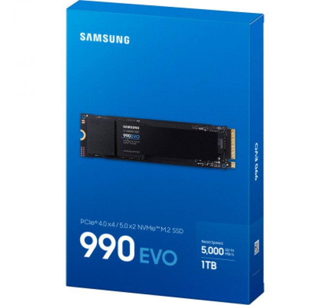 Samsung Накопичувач SSD M.2 2280 1TB 990 EVO Samsung (MZ-V9E1T0BW)
