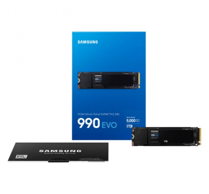 Samsung Накопичувач SSD M.2 2280 1TB 990 EVO Samsung (MZ-V9E1T0BW)