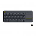 Logitech Клавіатура Logitech K400 Plus Touch Wireless UA Black (920-007145)