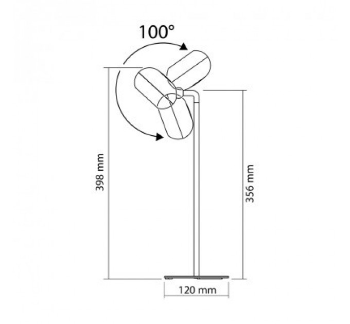 Videx Настільна лампа Videx TF18B 3W 3000-5500K (VLE-TF18B)