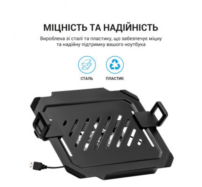 OfficePro Підставка до ноутбука OfficePro для кронштейнів VESA 75x75,100x100 +RGB (LH474B)