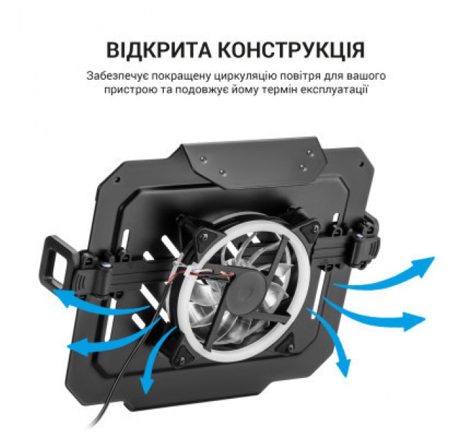 OfficePro Підставка до ноутбука OfficePro для кронштейнів VESA 75x75,100x100 +RGB (LH474B)