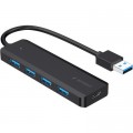 Gembird Концентратор Gembird 4 ports USB 3.1,USB-A, USB-C PD (UHB-U3P4P-02)