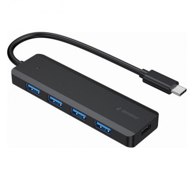 Gembird Концентратор Gembird 4 ports USB 3.1,USB-C, USB-C PD (UHB-CM-U3P4P-01)