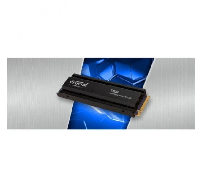 Micron Накопичувач SSD M.2 2280 1TB T500 heatsink Micron (CT1000T500SSD5)