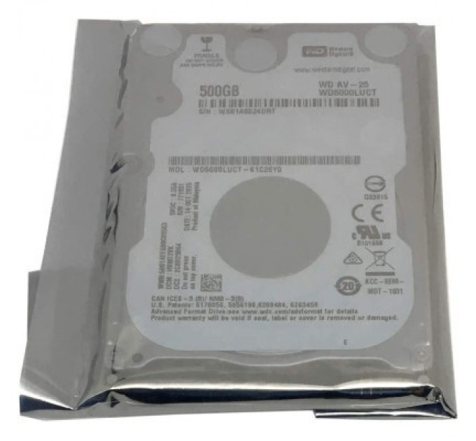 WD Жорсткий диск для ноутбука 2.5" 500GB WD (# WD5000LUCT #)