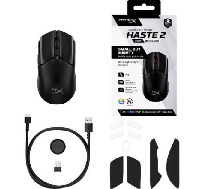 HyperX Мишка HyperX Pulsefire Haste 2 Mini Wireless Black (7D388AA)