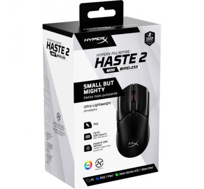 HyperX Мишка HyperX Pulsefire Haste 2 Mini Wireless Black (7D388AA)