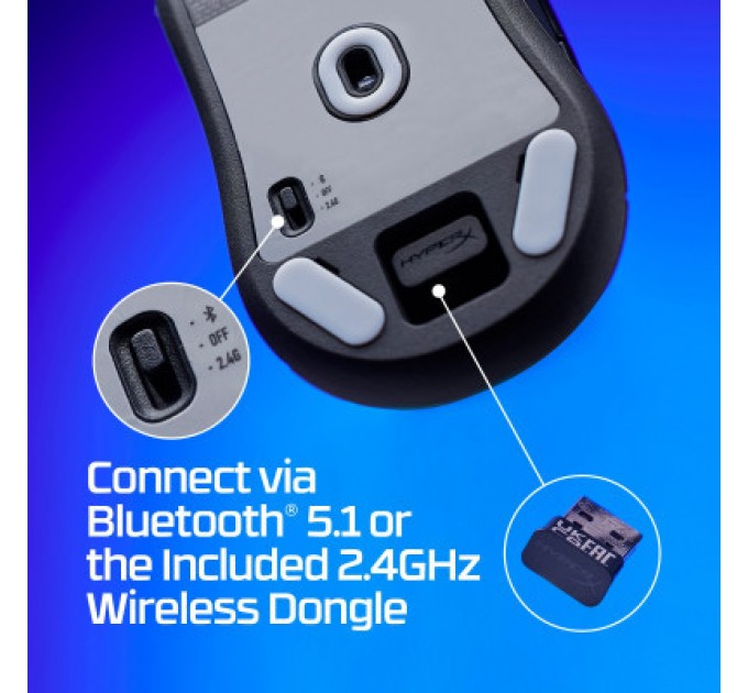 HyperX Мишка HyperX Pulsefire Haste 2 Mini Wireless Black (7D388AA)