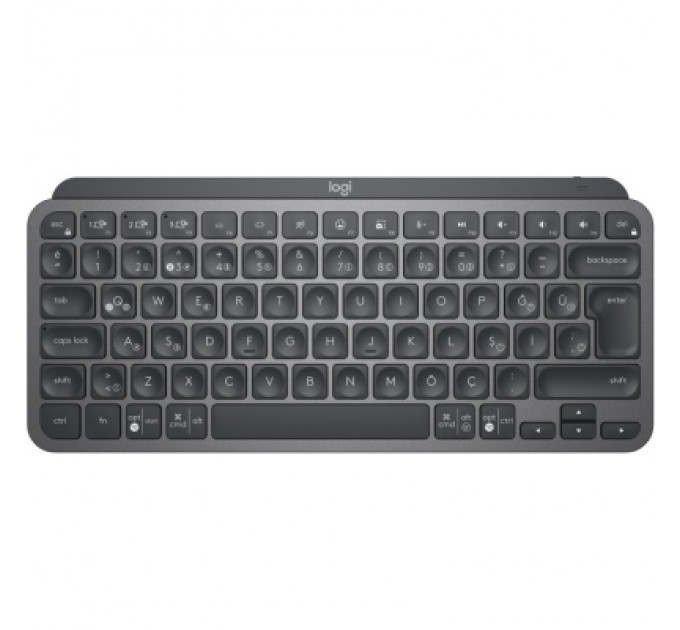 Logitech Клавіатура Logitech MX Keys Mini Wireless Illuminated UA Graphite (920-010498)