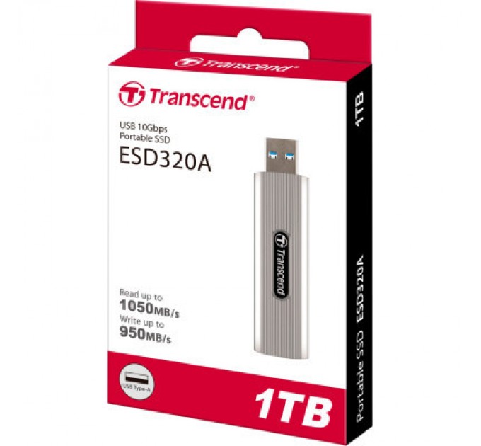 Transcend Накопичувач SSD USB 3.2 1TB ESD320A Transcend (TS1TESD320A)