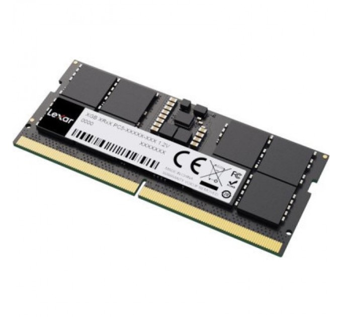 Lexar Модуль пам'яті для ноутбука SoDIMM DDR5 16GB 4800 MHz Lexar (LD5DS016G-B4800GSST)