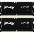 Kingston Fury (ex.HyperX) Модуль пам'яті для ноутбука SoDIMM DDR5 32GB (2x16GB) 4800 MHz Kingston Fury (ex.HyperX) (KF548S38IBK2-32)