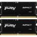 Kingston Fury (ex.HyperX) Модуль пам'яті для ноутбука SoDIMM DDR5 32GB (2x16GB) 4800 MHz Kingston Fury (ex.HyperX) (KF548S38IBK2-32)