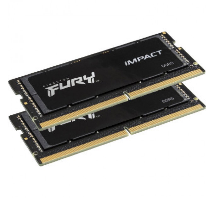 Kingston Fury (ex.HyperX) Модуль пам'яті для ноутбука SoDIMM DDR5 32GB (2x16GB) 4800 MHz Kingston Fury (ex.HyperX) (KF548S38IBK2-32)