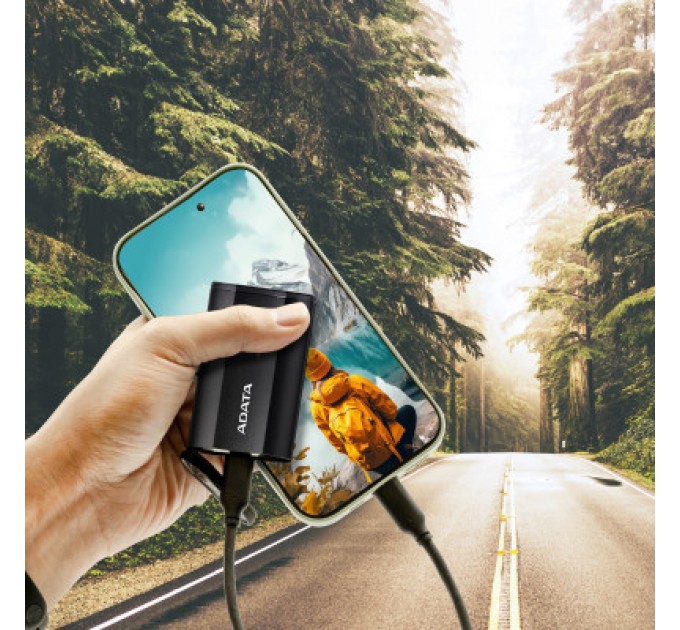 ADATA Накопичувач SSD USB 3.2 4TB ADATA (SD810-4000G-CBK)