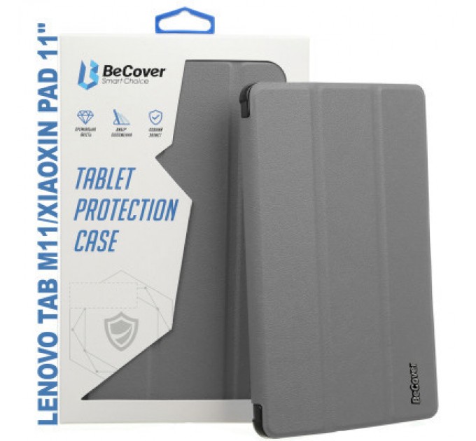 BeCover Чохол до планшета BeCover Smart Case Lenovo Tab M11 (2024) TB-TB330FU/Xiaoxin Pad 11 (2024) 11" Gray (710753)