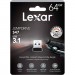 Lexar USB флеш накопичувач Lexar 64GB S47 USB 3.1 (LJDS47-64GABBK)