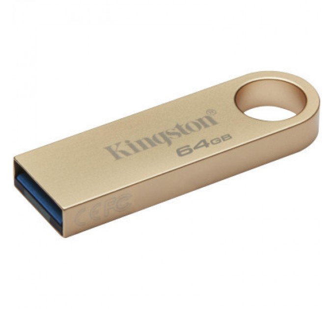 Kingston USB флеш накопичувач Kingston 64GB DataTraveler SE9 G3 Gold USB 3.2 (DTSE9G3/64GB)