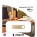 Kingston USB флеш накопичувач Kingston 64GB DataTraveler SE9 G3 Gold USB 3.2 (DTSE9G3/64GB)