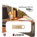 Kingston USB флеш накопичувач Kingston 128GB DataTraveler SE9 G3 Gold USB 3.2 (DTSE9G3/128GB)