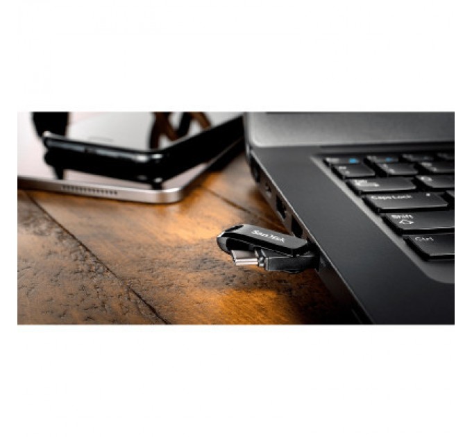 SanDisk USB флеш накопичувач SanDisk 1TB Ultra Dual Go Black USB 3.1/Type-C (SDDDC3-1T00-G46)