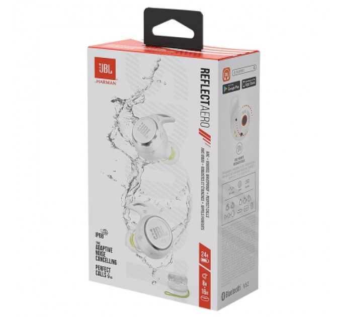 JBL Навушники JBL Reflect Aero TWS White (JBLREFLECTAEROWHT)