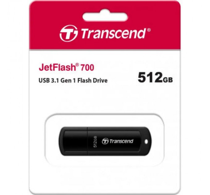 Transcend USB флеш накопичувач Transcend 512GB JetFlash 700 USB 3.1 (TS512GJF700)