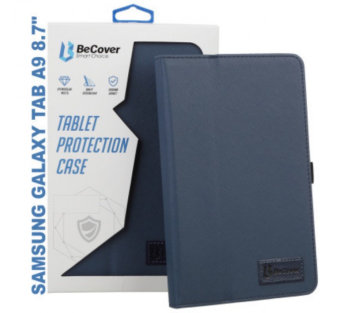 BeCover Чохол до планшета BeCover Slimbook Samsung Galaxy Tab A9 SM-X115 8.7" Deep Blue (710121)