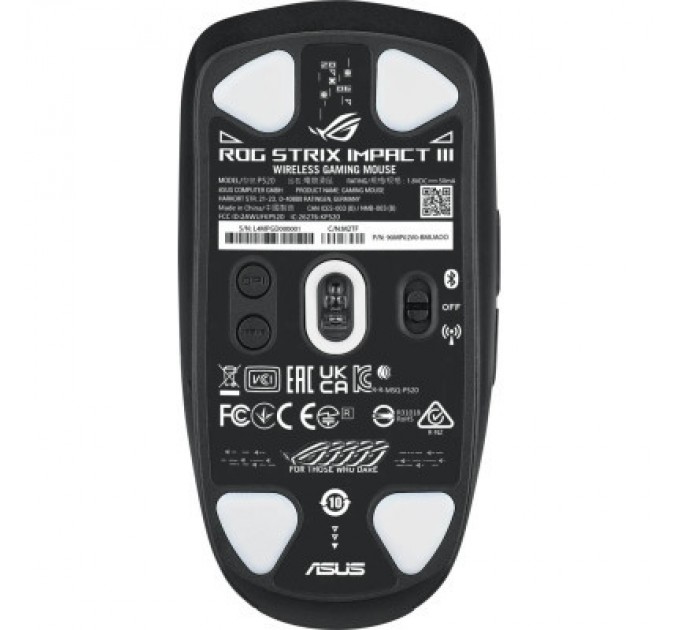 ASUS Мишка ASUS ROG Strix Impact III Wireless/Bluetooth Black (90MP03D0-BMUA00)