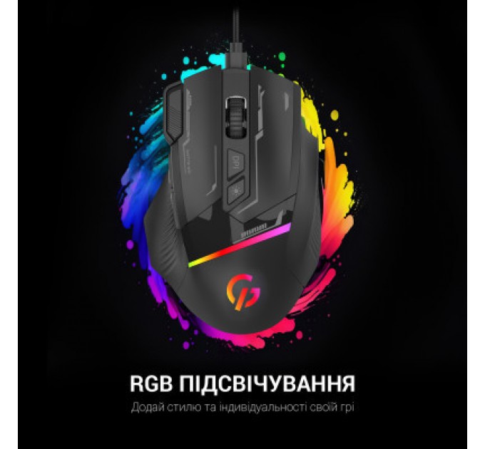 GamePro Мишка GamePro GM300B USB Black (GM300B)