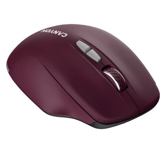 Canyon Мишка Canyon MW-21 Wireless Blue LED Burgundy (CNS-CMSW21BR)
