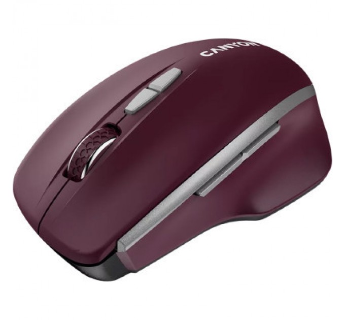 Canyon Мишка Canyon MW-21 Wireless Blue LED Burgundy (CNS-CMSW21BR)