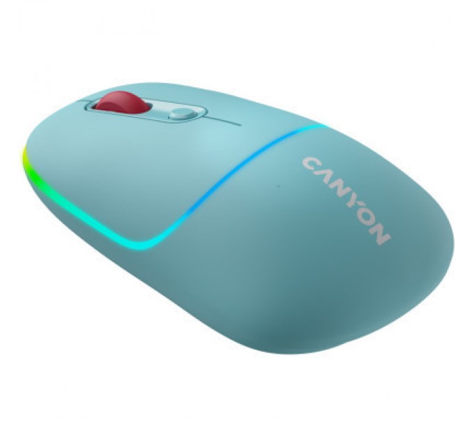 Canyon Мишка Canyon MW-22 Dual Band RGB Wireless Dark Cyan (CNS-CMSW22DC)