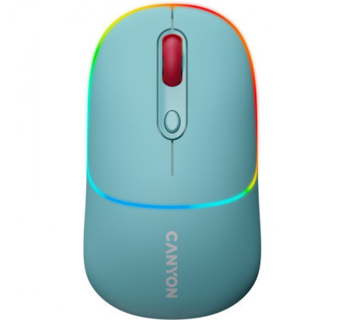 Canyon Мишка Canyon MW-22 Dual Band RGB Wireless Dark Cyan (CNS-CMSW22DC)